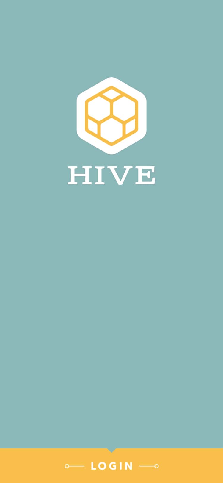 Hive Intro Screen